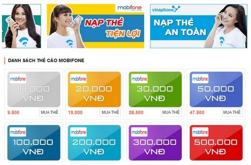 Mua Thẻ Mobifone Trực Tuyến Giá Rẻ 1