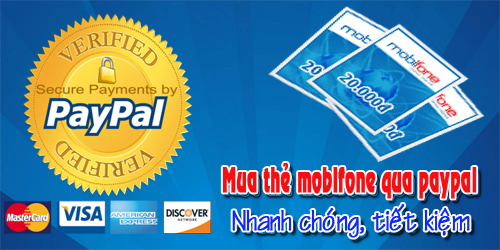 Mẹo Mua Thẻ Mobifone Qua Ví Điện Tử Paypal