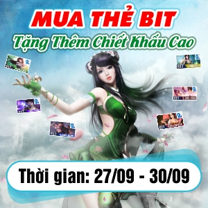 Mua Thẻ Bit Tặng Thêm Chiết Khấu Cao