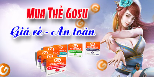 Mua Thẻ Gosu (Gcard) Ở Đâu? Cách Mua online Thế Nào?