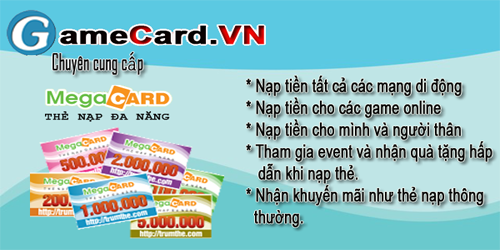 Mua Thẻ Megacard Và Chiết Khấu Khi Đổi Thành Tiền Mặt