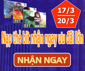 Nạp Thẻ Bit - Nhận Ngay Khuyến Mãi 8%