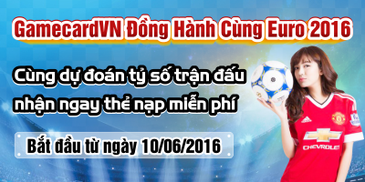 ​Dự Đoán Euro – Nhận Thẻ Game Online Miễn Phí