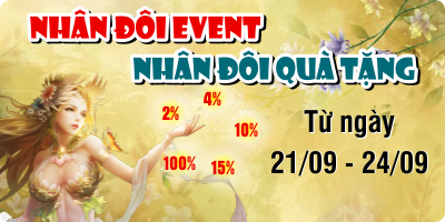 Event sốc - Khuyến mãi 2% - 100%