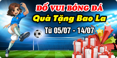 ĐỐ VUI BÓNG ĐÁ - QUÀ TẶNG BAO LA