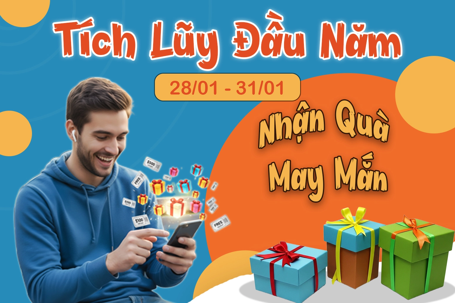 Tích Lũy Đầu Năm – Nhận Quà May Mắn
